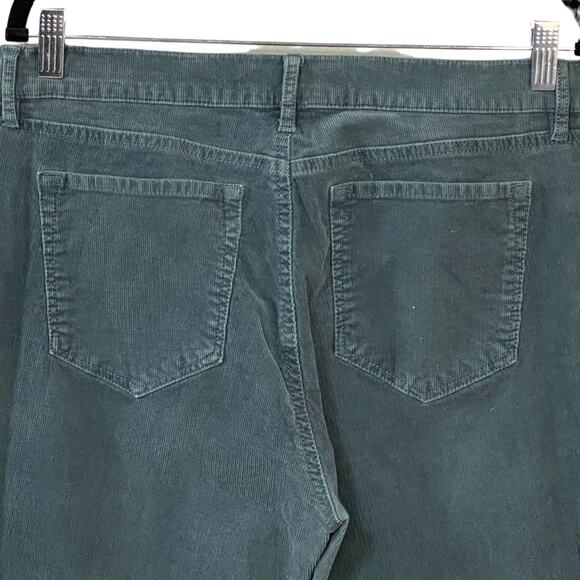 Ann Taylor Loft Corduroy Ribbed Jeans Size 12 Straight Leg - Picture 4 of 10